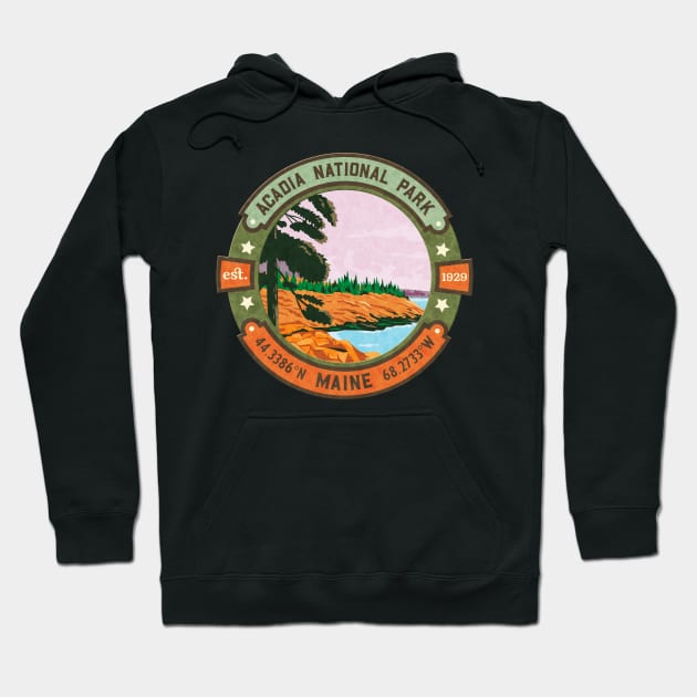 Acadia National Park Hoodie by JordanHolmes